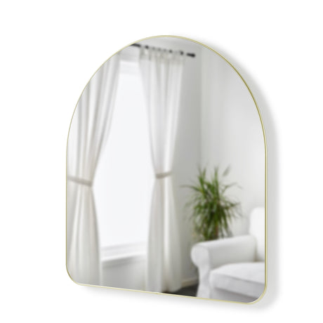 Wall Mirrors | color: Brass