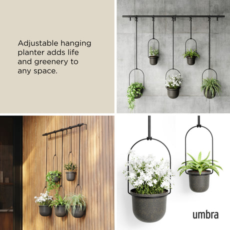 Hanging Planters | color: Black