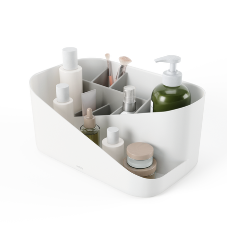 Cosmetic Organizers | color: White-Grey
