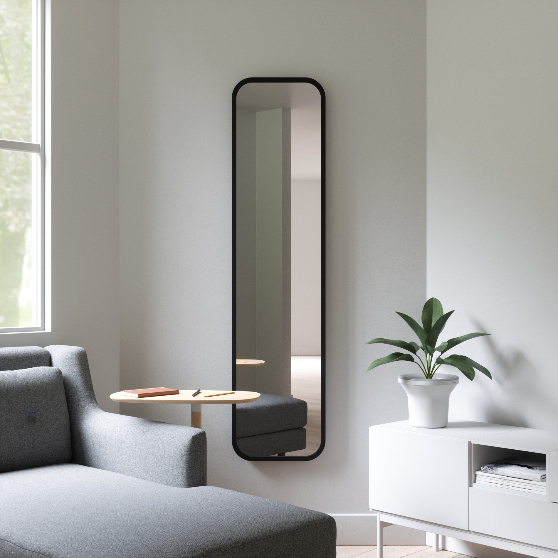 Umbra mistmirror③ Full Length Leaning Mirror - Hub By Umbra | Canada – Umbra Canada