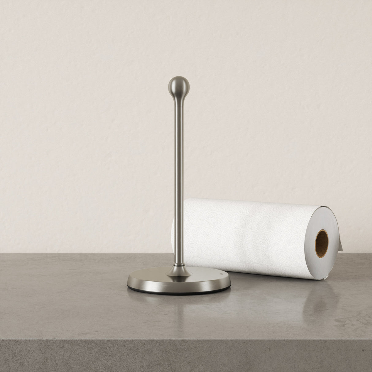 Countertop Paper Towel Holders | color: Nickel