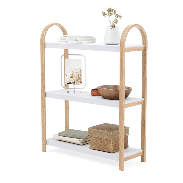 Bellwood Three-Tier Shelf | Modern Freestanding Storage Unit by