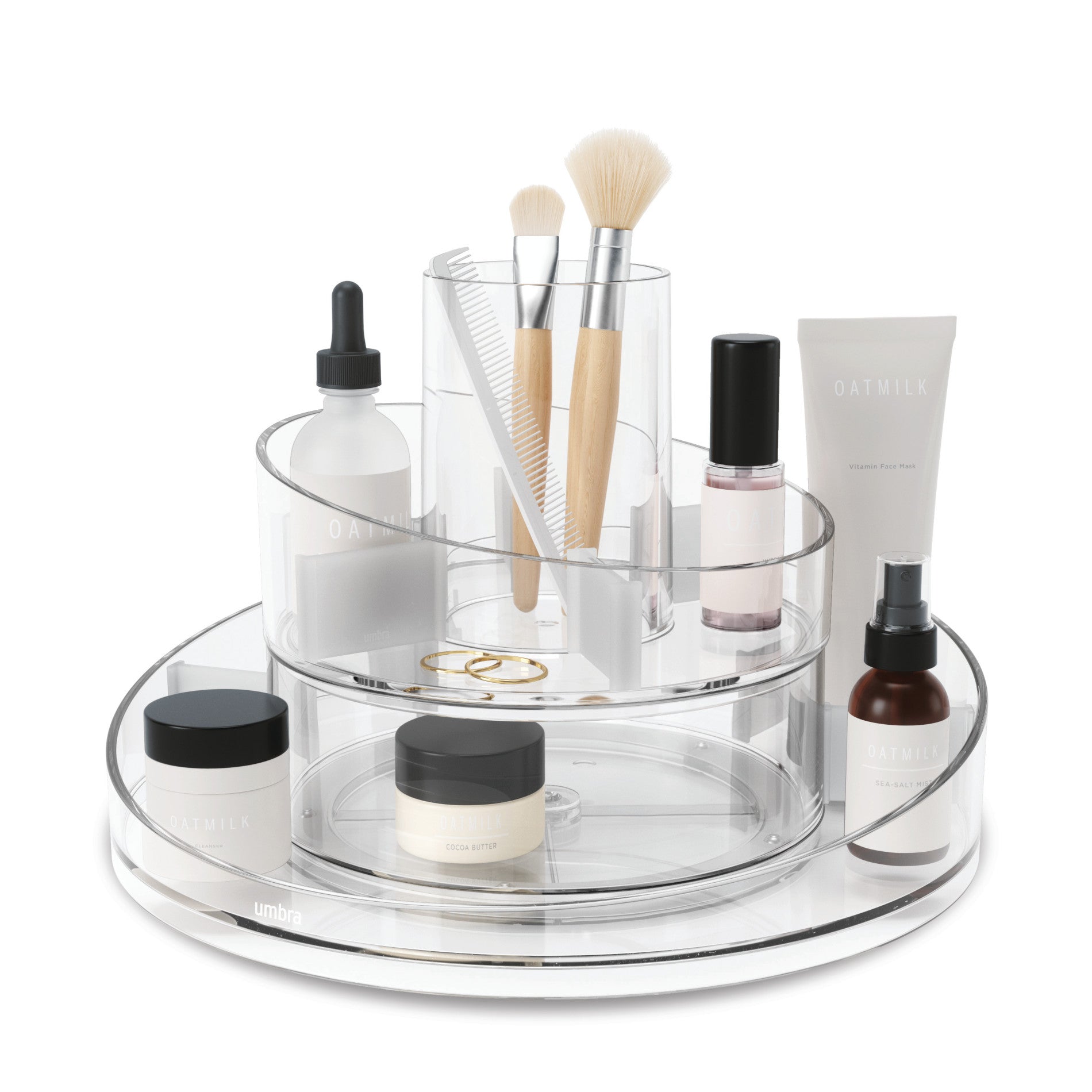 Cascada Rotating Cosmetic Organizer - Makeup Storage | Umbra Canada