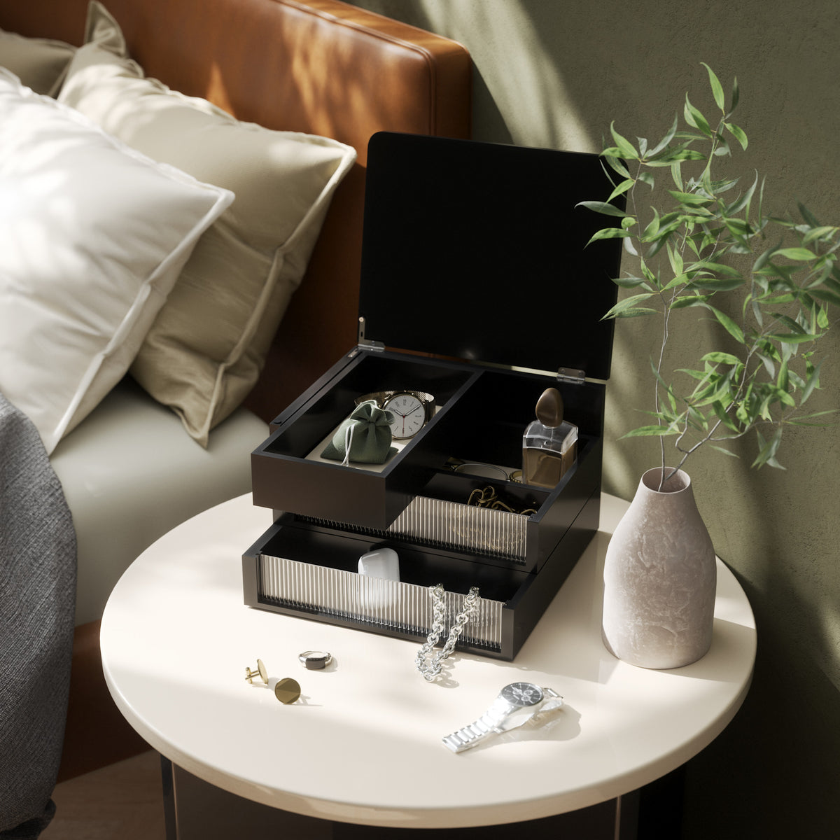 Jewelry Boxes | color: Black