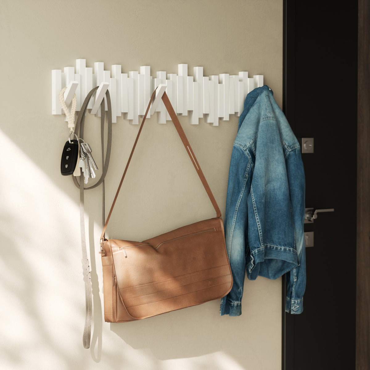 Wall Hooks | color: White | Hover