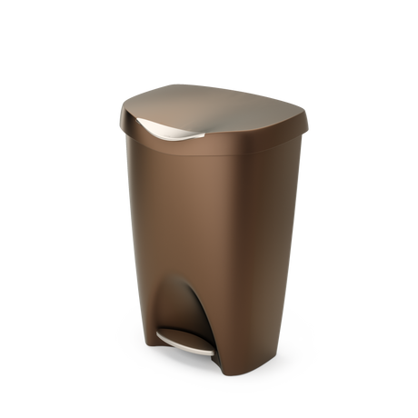 Poubelle noire 50L avec couvercle Poubelle noire 50L avec couvercle