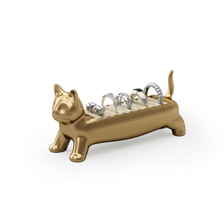Ring Holders | color: Vintage Brass