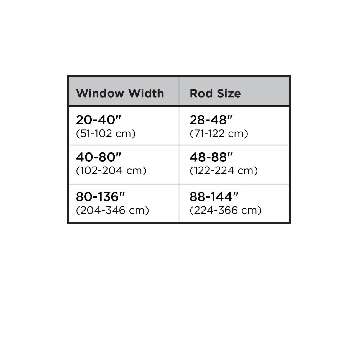 Single Curtain Rods
 | color: Matte-Nickel | size: 88-144" (224-366 cm) | diameter: 3/4" (1.9 cm)