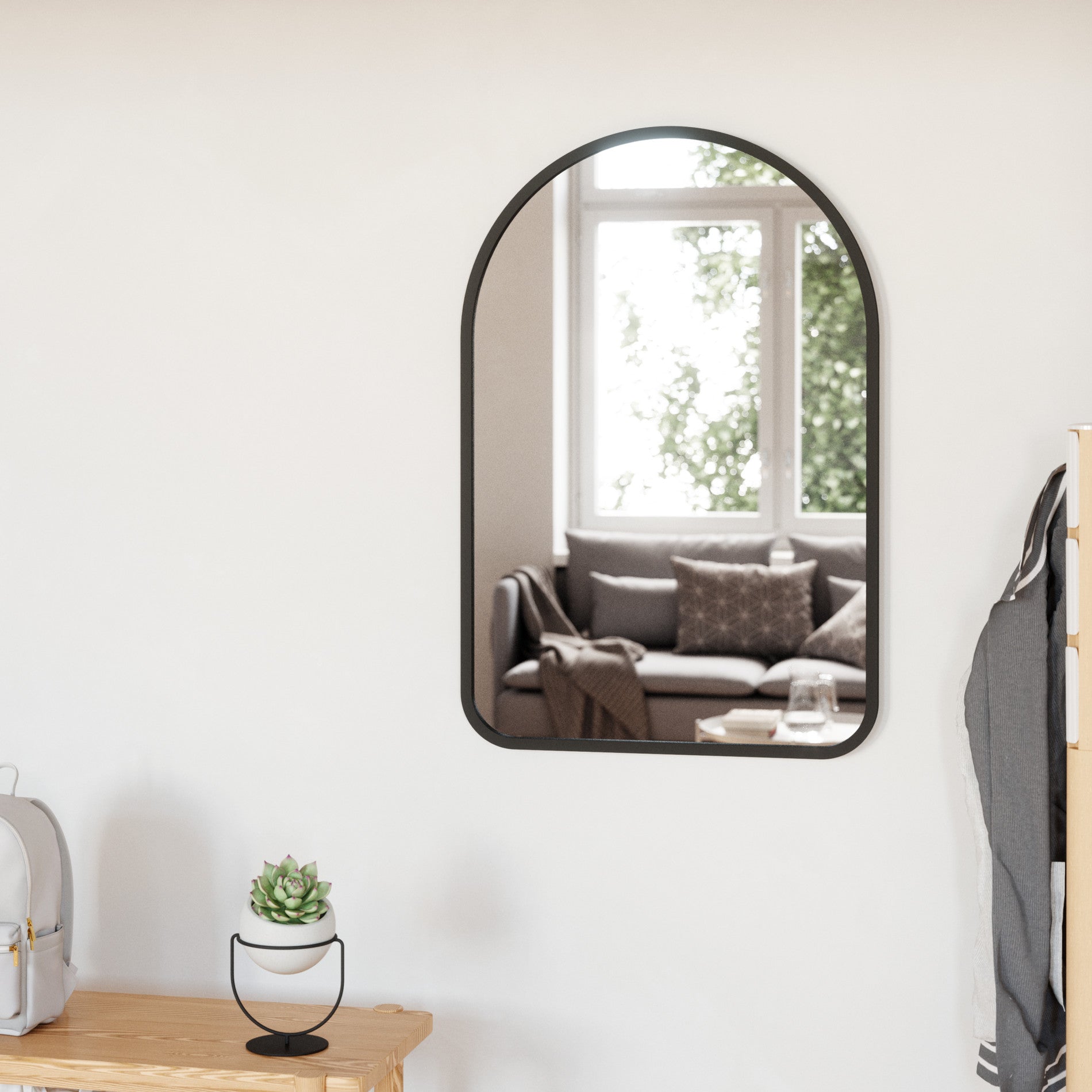 Hub Arched Mirror | Unique Modern Wall Mirror | Umbra Canada