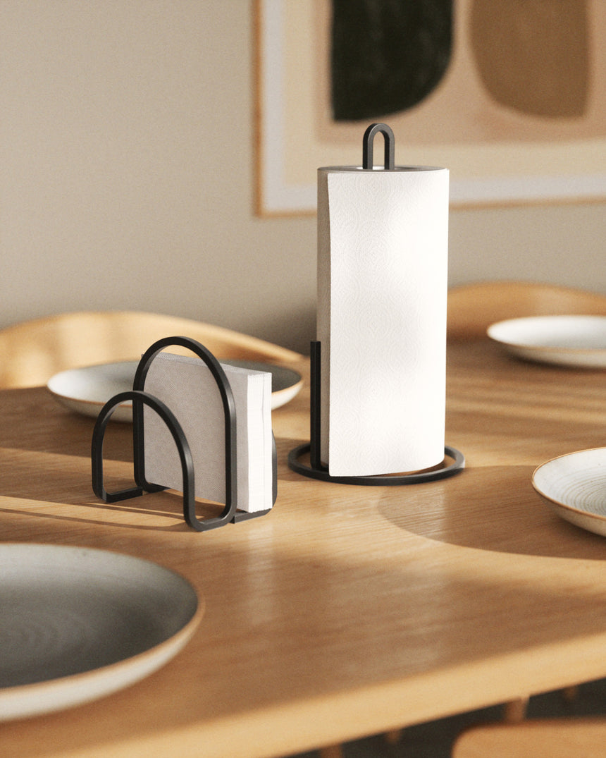 Countertop Paper Towel Holders | color: Black