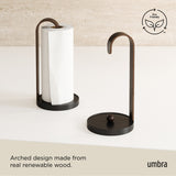 Paper Towel Holders | color: Black-Walnut