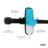 Single Curtain Rods | color: Matte-Black | size: 28-48" (72-122cm approx) | diameter: 5/8" (1.6cm approx)
