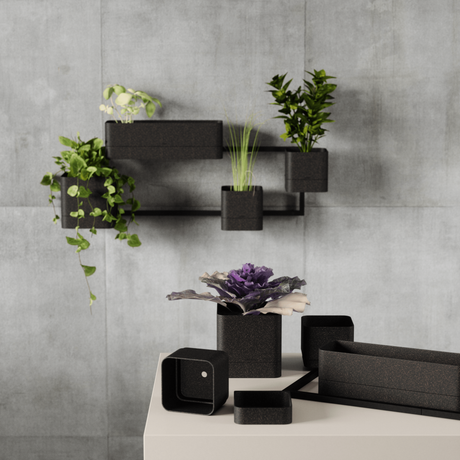 Wall Planters | color: Black