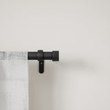 Single Curtain Rods | color: Brushed-Black | size: 36-66"(91-168cm) | diameter: 1"(2.5cm) | https://vimeo.com/625708797