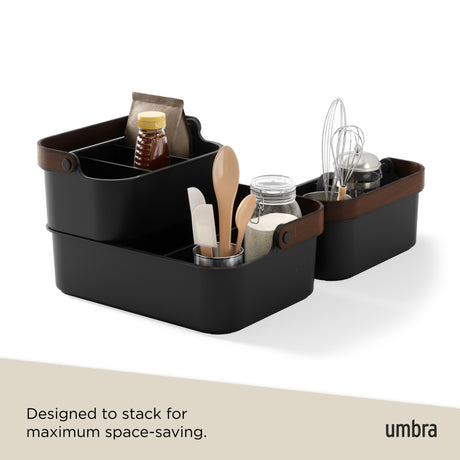 Kitchen Organization | color: Black-Walnut | size: Medium