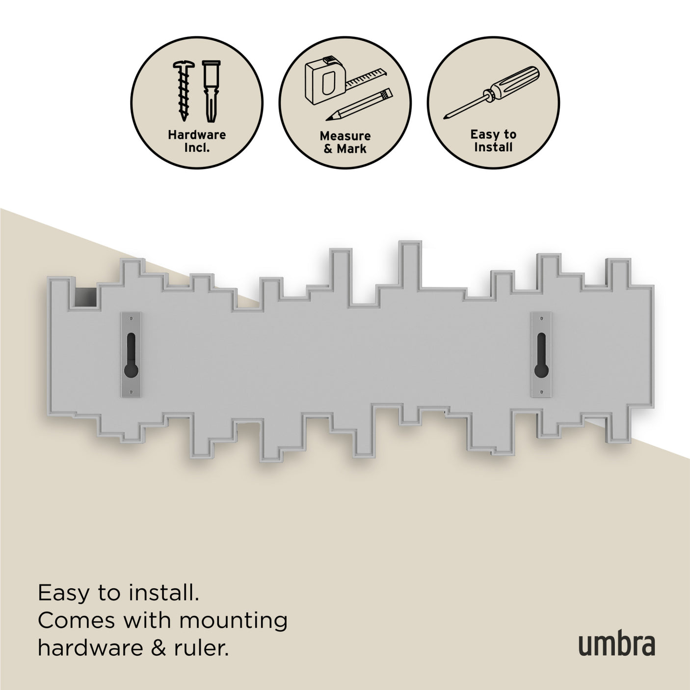 Wall Hooks | color: Grey
