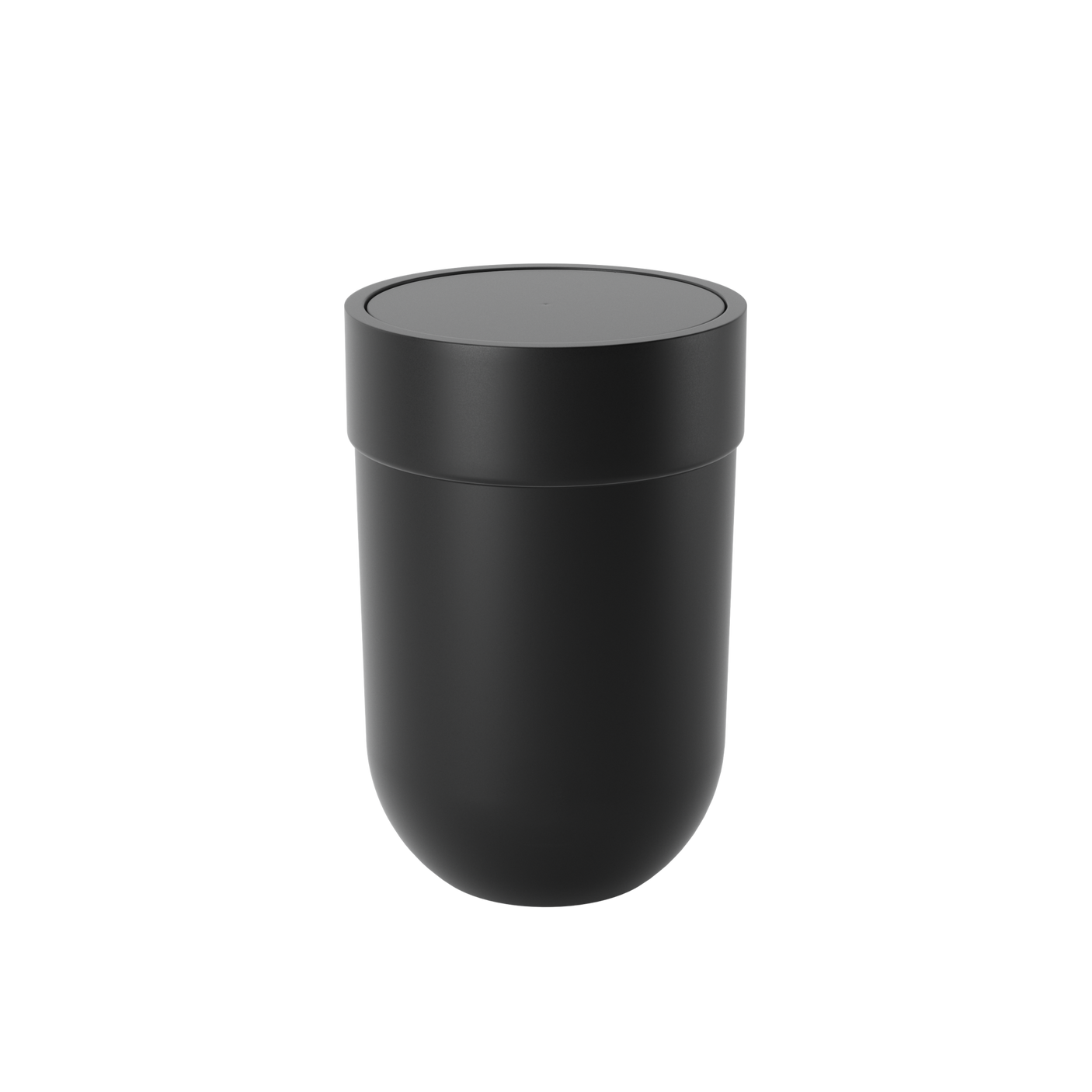 Bathroom Trash Cans | color: Black