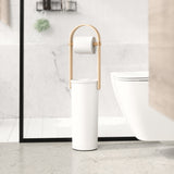 Toilet Paper Stands | color: White/Natural