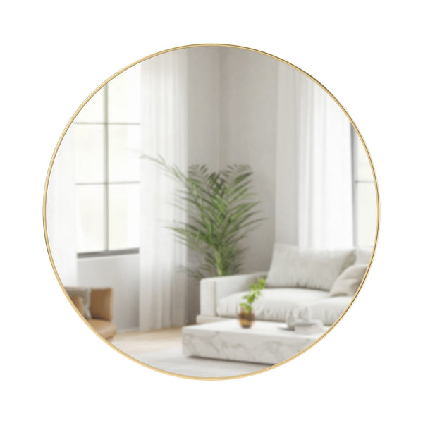 Modern Wall Mirror | Hubba Large Round Circle Mirror by Umbra Canada