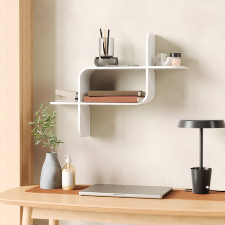 Shelves & Magazine Racks | color: White