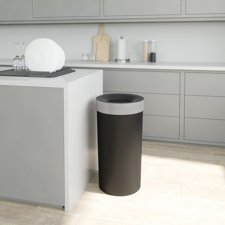 Kitchen Trash Cans | color: Black-Nickel