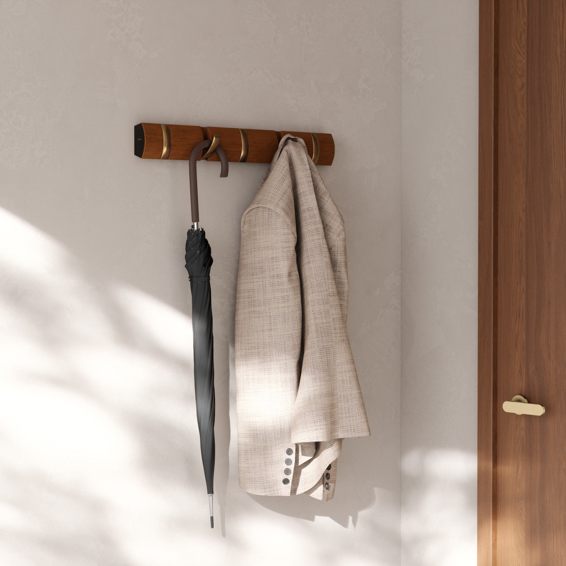 Flip 5 Wall Mounted Hook - Coat Rack & Wall Hooks | Umbra Canada