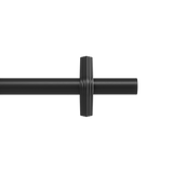 | color: Matte Black | size: 42-120" (107-305 cm) | diameter: 1" (2.5 cm)