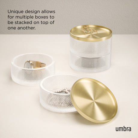 Jewelry Boxes | color: Brass