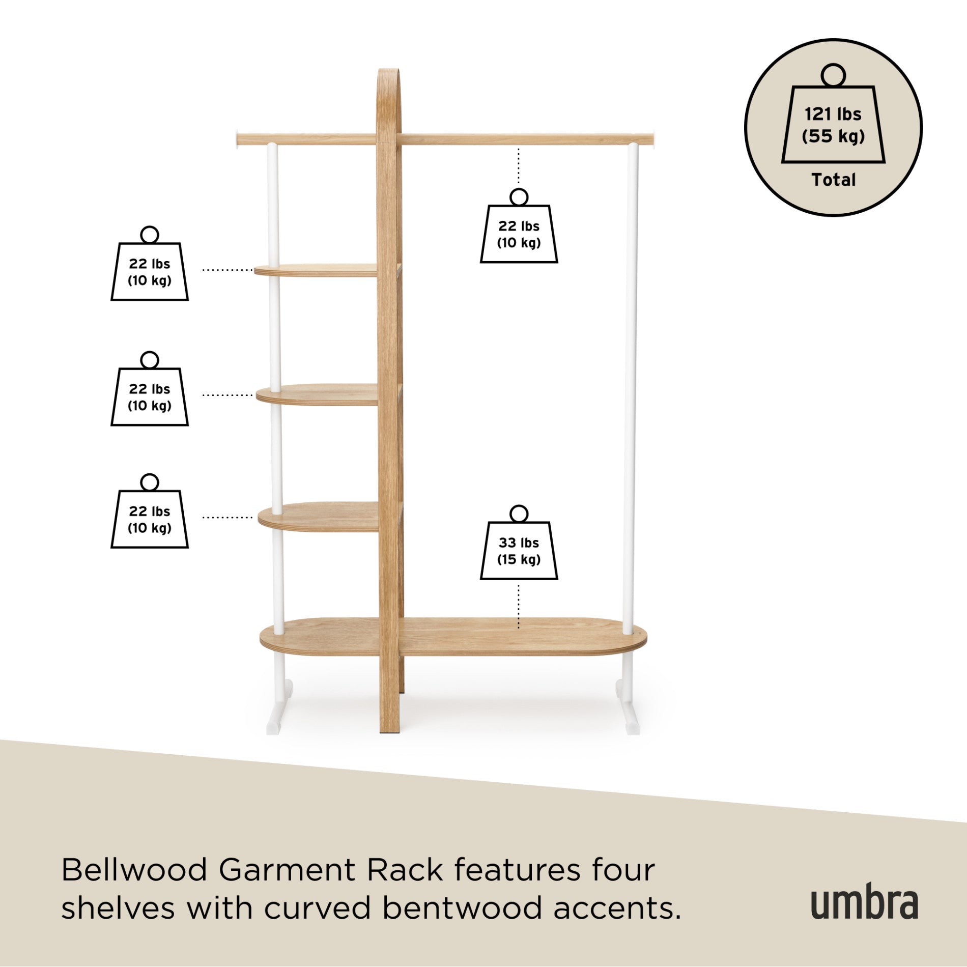 Bellwood Garment Rack - Clothing Storage & Organization | Umbra Bellwood Garment Rack - Clothing Storage & Organization | Umbra