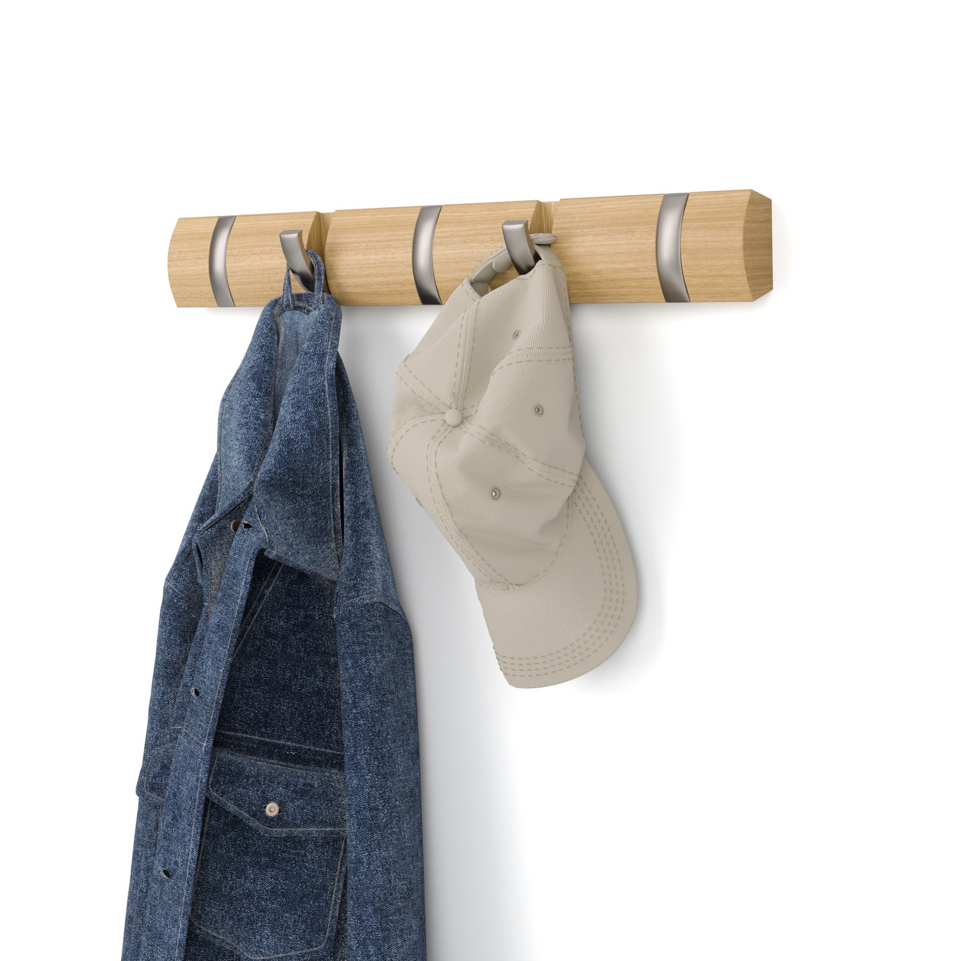 Flip 5 Wall Mounted Hook - Coat Rack & Wall Hooks | Umbra Canada