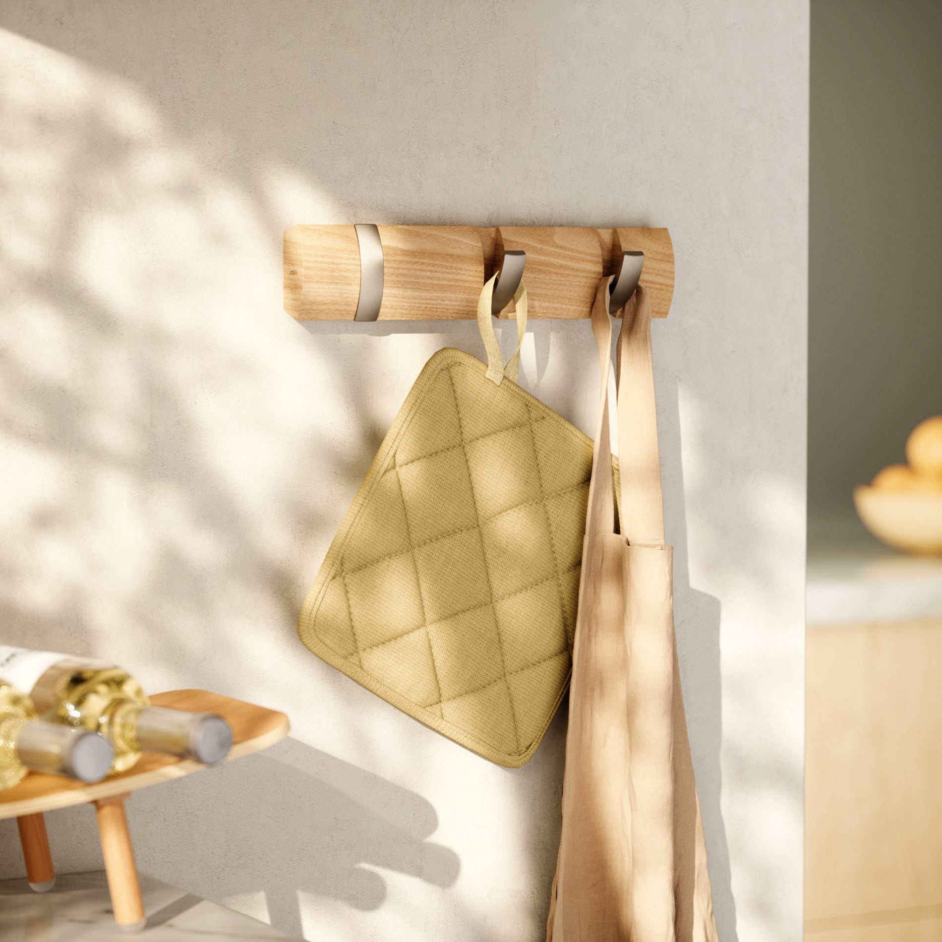 Flip 3 Wall Mounted Coat Rack | Hanging Space When You Need It
