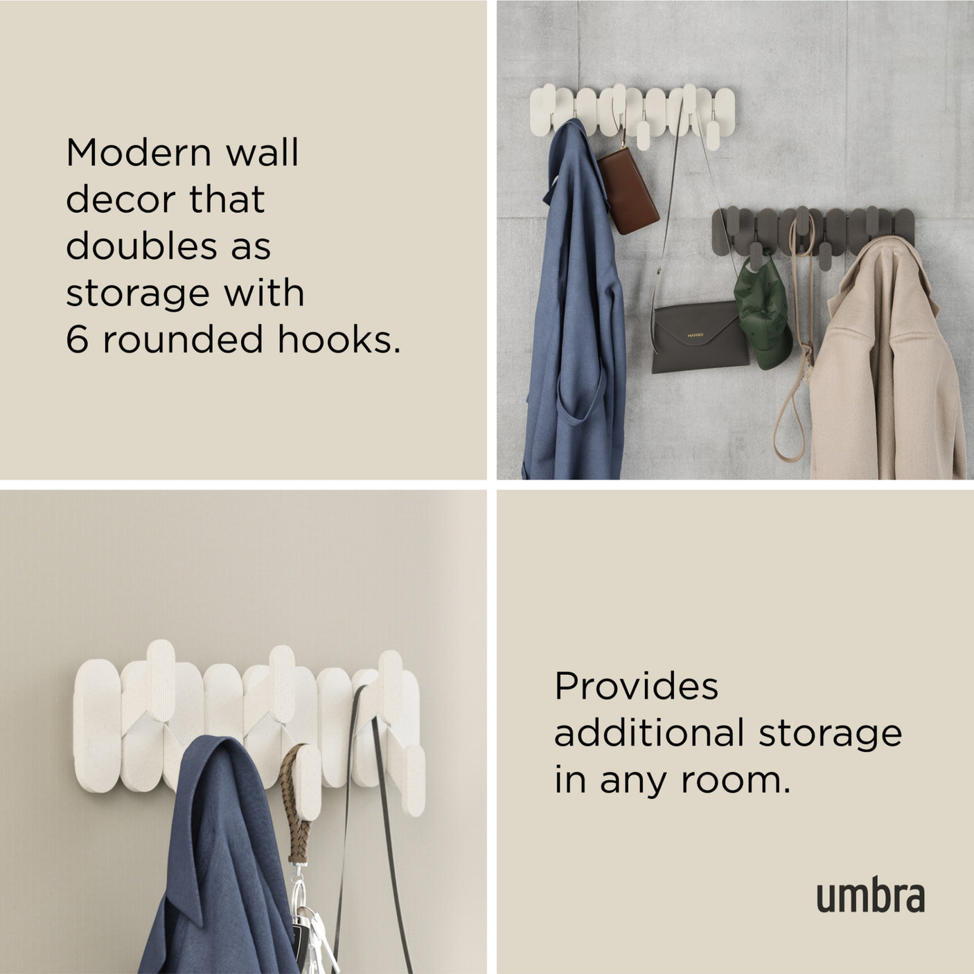 Wall Hooks | color: Sand