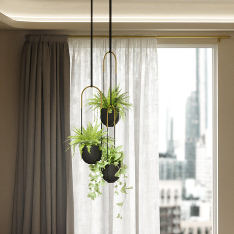 Hanging Planters | color: Black | Hover