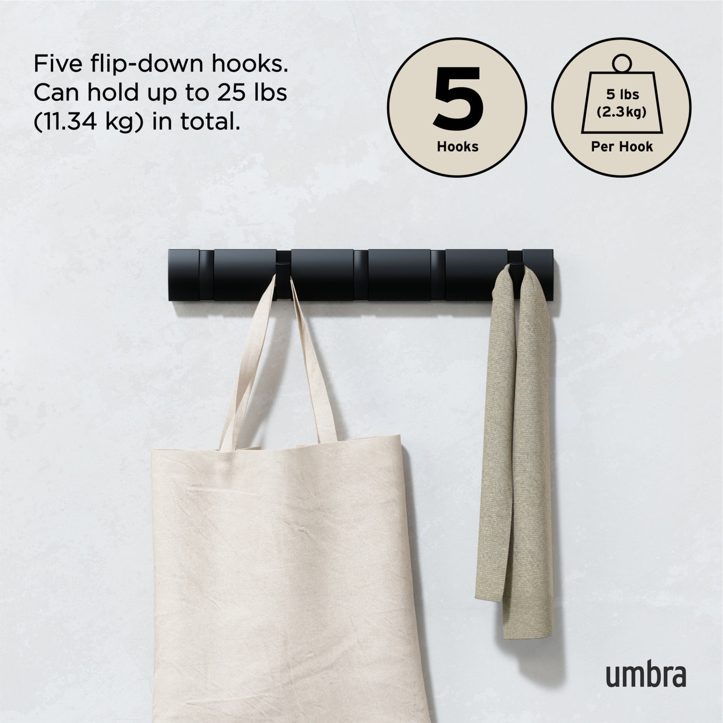 Wall Hooks | color: Black-Black