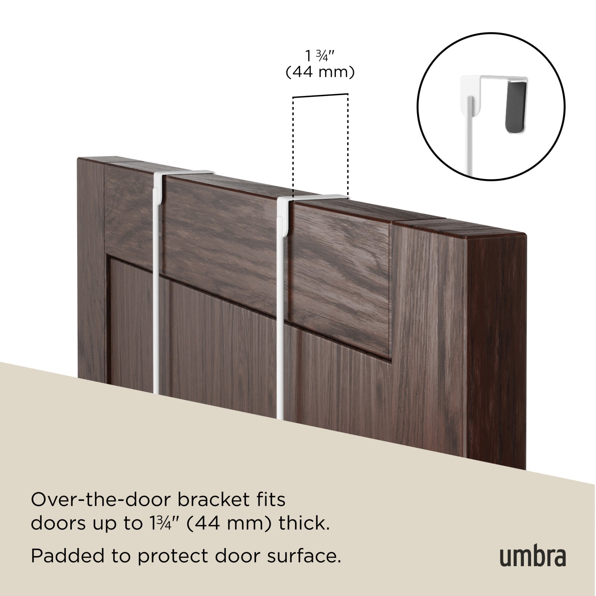 Estique Over the Door Hook - Easy Access Storage | Umbra Canada