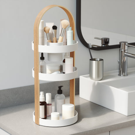 Cosmetic Organizers | color: White-Natural