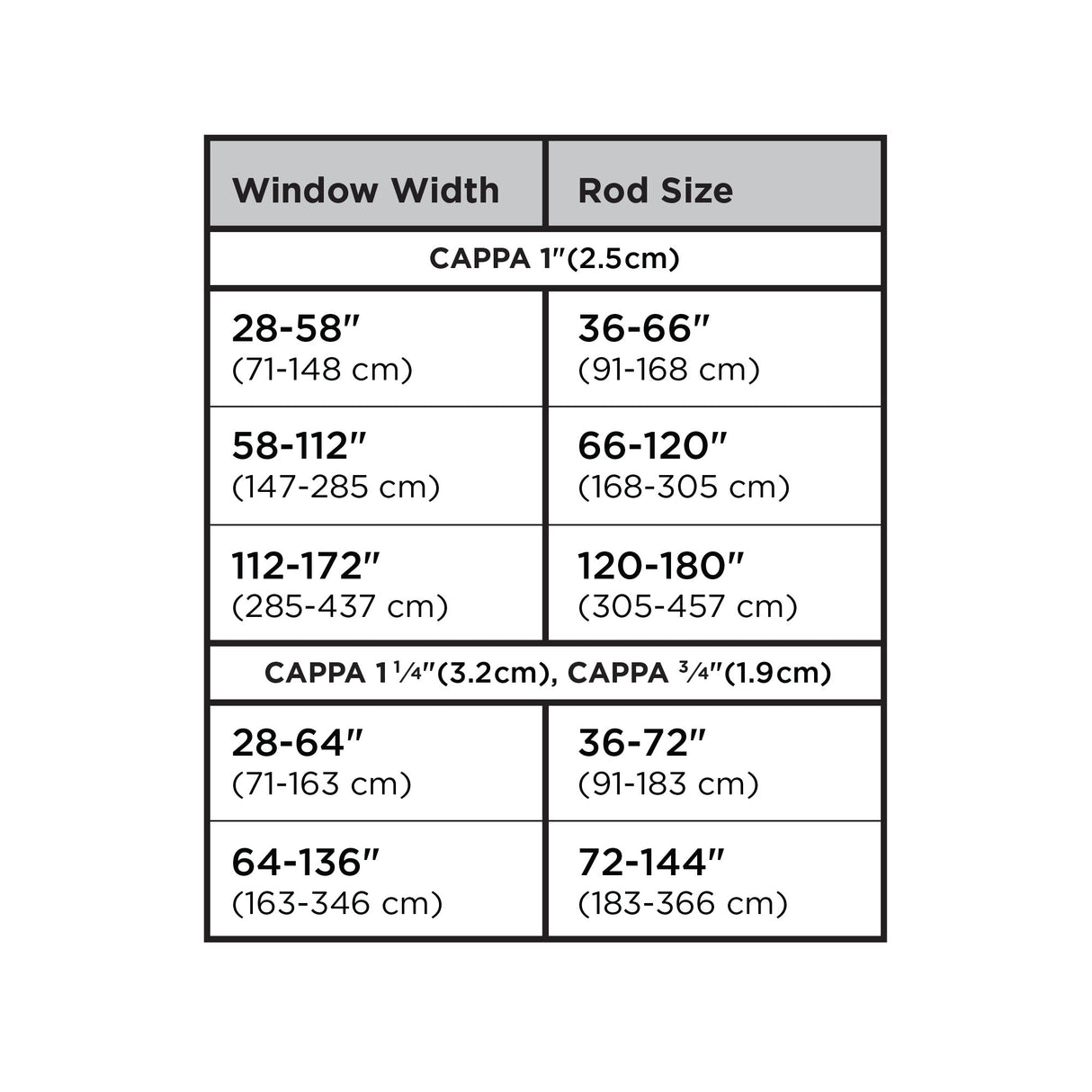 Single Curtain Rods | color: Brass | size: 36-66" (91-168 cm) | diameter: 1" (2.5 cm)