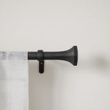 Single Curtain Rods | color: Eco-Friendly Matte-Black | size: 72-144" (183-365 cm) | diameter: 1" (2.5 cm) | Hover