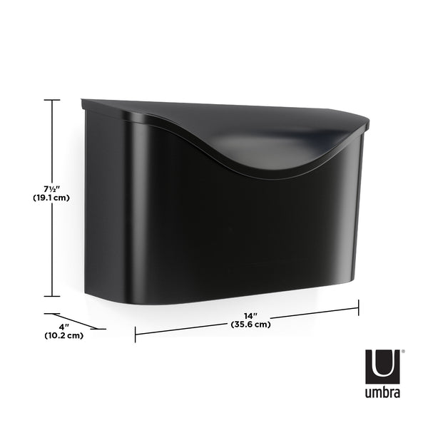 Postino Wall-Mounted Mailbox | Umbra Canada