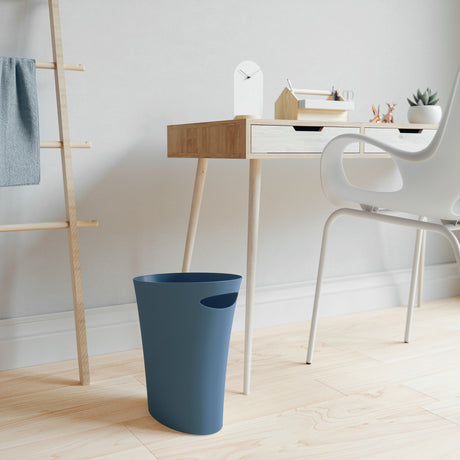 Bathroom Trash Cans | color: Denim