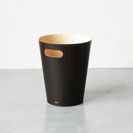 Bathroom Trash Cans | color: Black-Natural