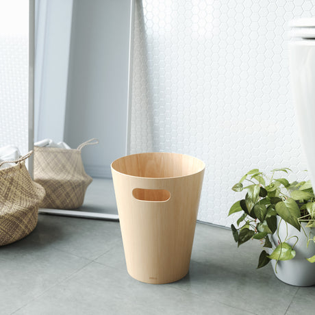 Bathroom Trash Cans | color: Natural | Hover