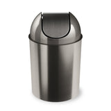 Bathroom Trash Cans | color: Nickel-Silver